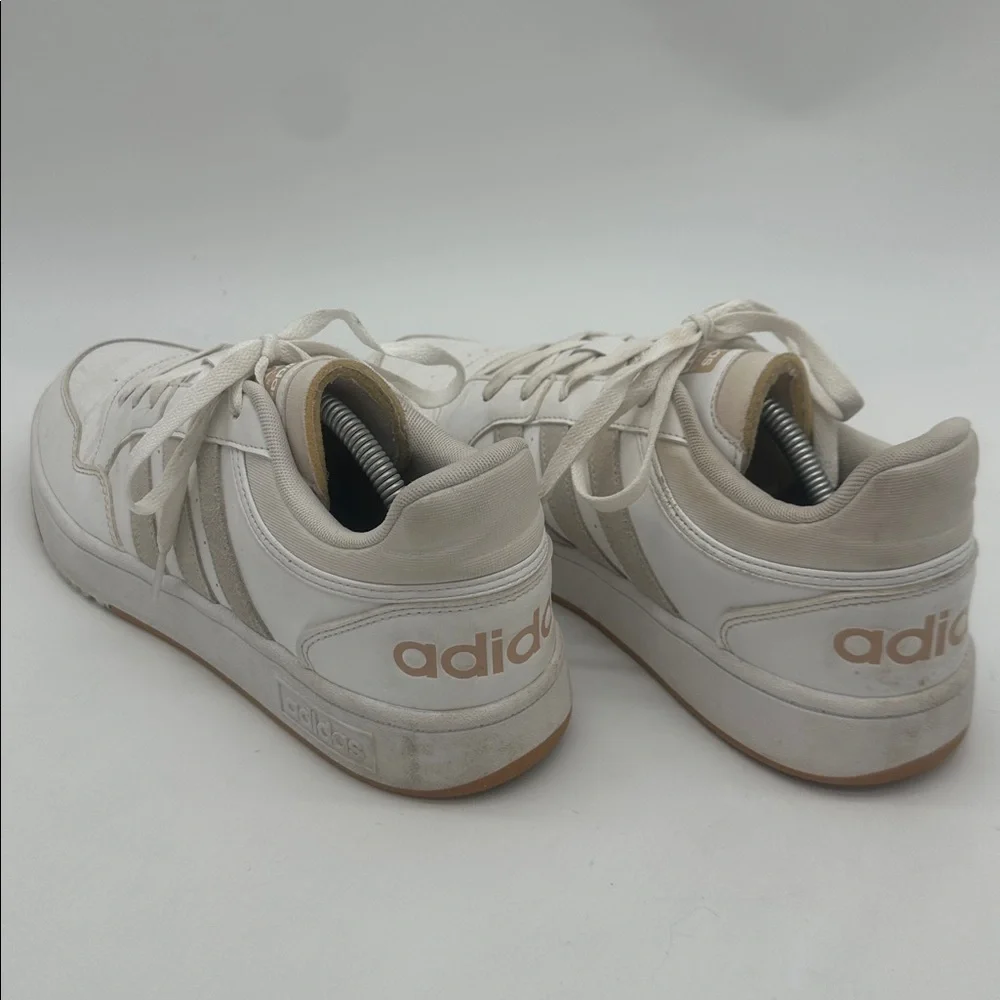 adidas HOOPS 3.0 BASKETBALL LOW Footwear White Metal-Gray Mens Size 11.0